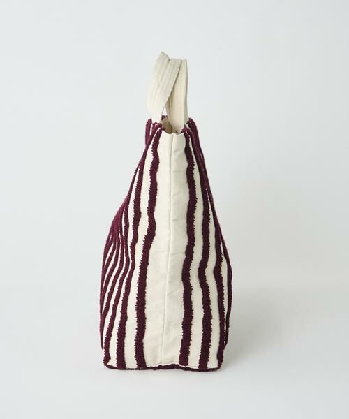 I.T.'S. international / イッツインターナショナル ショルダーバッグ | ループストライプボックストートバッグ《beej》 | 詳細6