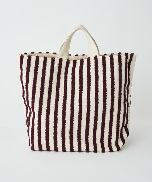 I.T.'S. international / イッツインターナショナル ショルダーバッグ | ループストライプボックストートバッグ《beej》 | 詳細7