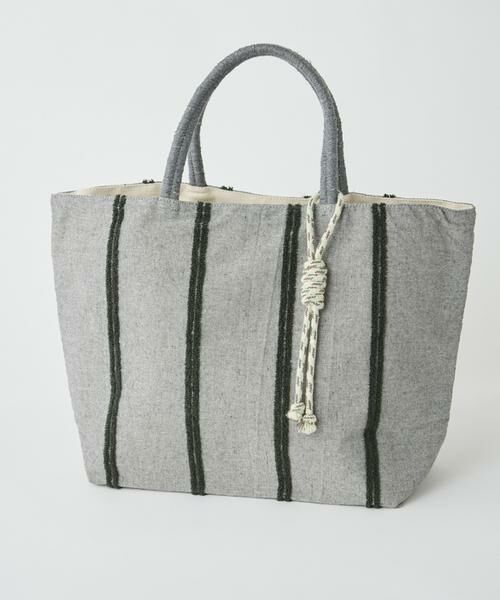 I.T.'S. international / イッツインターナショナル ショルダーバッグ | ループラインビッグトートバッグ《beej》（ミディアムグレー2）