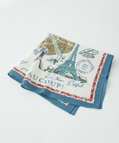 I.T.'S. international / イッツインターナショナル バンダナ・スカーフ | パリモチーフプリントスカーフ