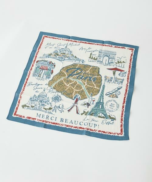 I.T.'S. international / イッツインターナショナル バンダナ・スカーフ | パリモチーフプリントスカーフ | 詳細3