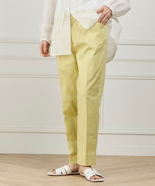 I.T.'S. international / イッツインターナショナル スラックス・ドレスパンツ | ベーシックコットンパンツ《ギャバストレッチ》 | 詳細13