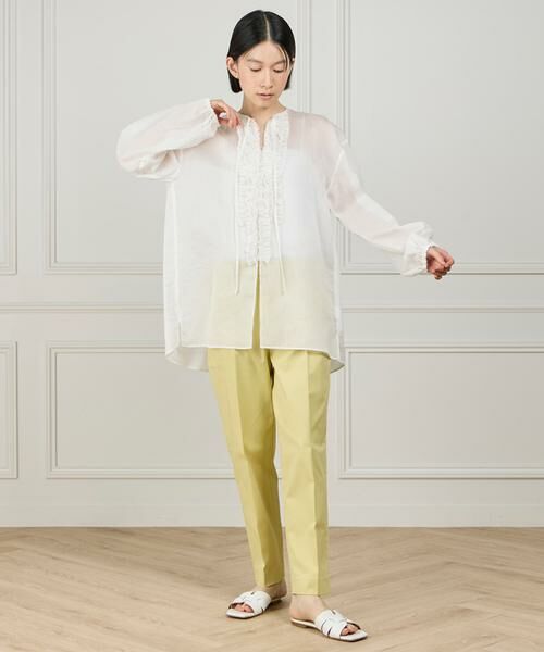 I.T.'S. international / イッツインターナショナル スラックス・ドレスパンツ | ベーシックコットンパンツ《ギャバストレッチ》 | 詳細15