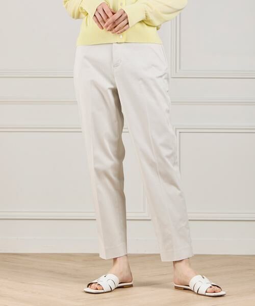 I.T.'S. international / イッツインターナショナル スラックス・ドレスパンツ | ベーシックコットンパンツ《ギャバストレッチ》 | 詳細2