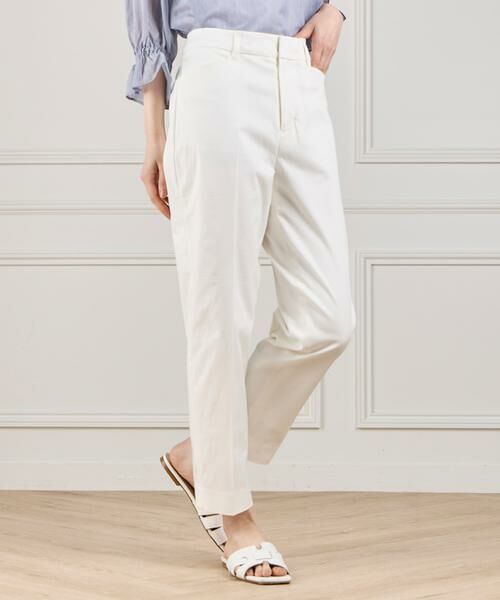 I.T.'S. international / イッツインターナショナル スラックス・ドレスパンツ | ベーシックコットンパンツ《ギャバストレッチ》 | 詳細6