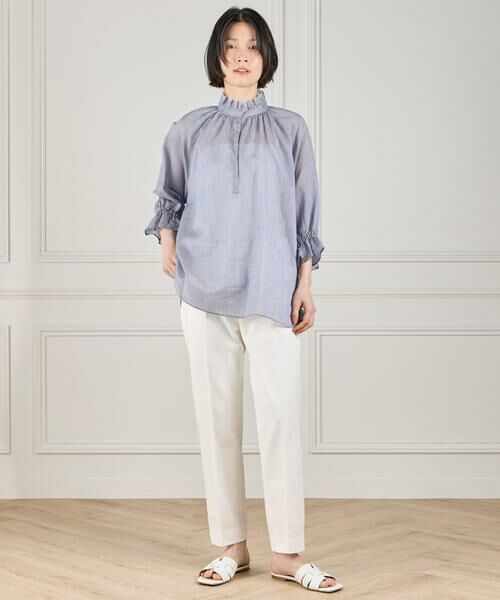 I.T.'S. international / イッツインターナショナル スラックス・ドレスパンツ | ベーシックコットンパンツ《ギャバストレッチ》 | 詳細7