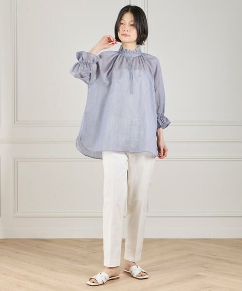 I.T.'S. international / イッツインターナショナル スラックス・ドレスパンツ | ベーシックコットンパンツ《ギャバストレッチ》 | 詳細8