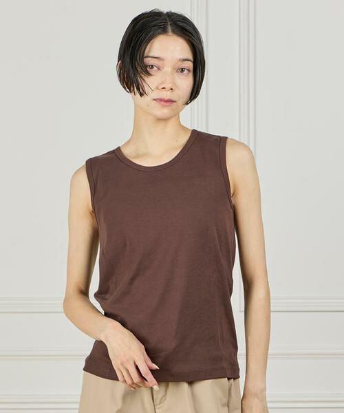 I.T.'S. international / イッツインターナショナル タンクトップ | ベーシックタンクトップ《スビン綿MIXフライス》 | 詳細4