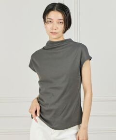 I.T.'S. international / イッツインターナショナル Tシャツ | ボトルネックカットソー《スビン綿MIXフライス》