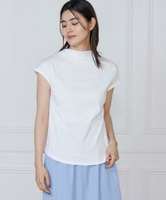 I.T.'S. international / イッツインターナショナル Tシャツ | ボトルネックカットソー《スビン綿MIXフライス》