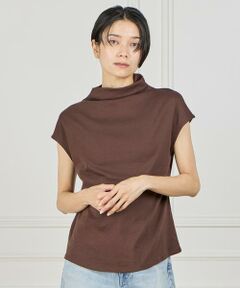 I.T.'S. international / イッツインターナショナル Tシャツ | ボトルネックカットソー《スビン綿MIXフライス》