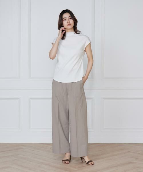 I.T.'S. international / イッツインターナショナル Tシャツ | ボトルネックカットソー《スビン綿MIXフライス》 | 詳細12