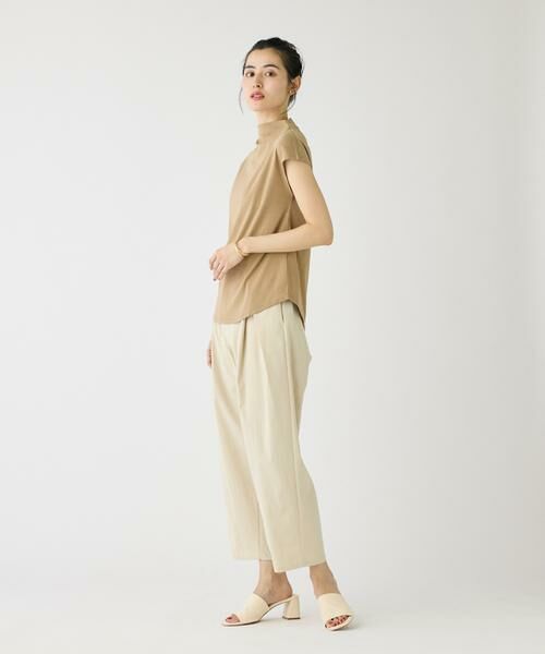 I.T.'S. international / イッツインターナショナル Tシャツ | ボトルネックカットソー《スビン綿MIXフライス》 | 詳細3