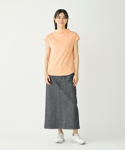 I.T.'S. international / イッツインターナショナル Tシャツ | ボトルネックカットソー《スビン綿MIXフライス》 | 詳細9