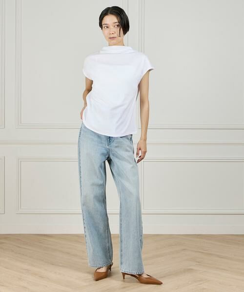 I.T.'S. international / イッツインターナショナル Tシャツ | ボトルネックカットソー《スビン綿MIXフライス》 | 詳細24