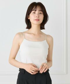I.T.'S. international / イッツインターナショナル キャミソール・チューブトップ | カップ付きキャミソール《スビン綿MIXフライス》