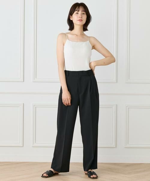 I.T.'S. international / イッツインターナショナル キャミソール・チューブトップ | カップ付きキャミソール《スビン綿MIXフライス》 | 詳細10