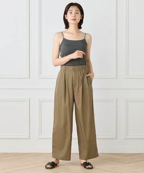 I.T.'S. international / イッツインターナショナル キャミソール・チューブトップ | カップ付きキャミソール《スビン綿MIXフライス》 | 詳細12