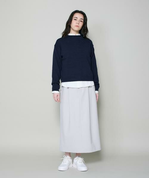 I.T.'S. international / イッツインターナショナル ミニ・ひざ丈スカート | ドライツイストストレートタックスカート | 詳細2