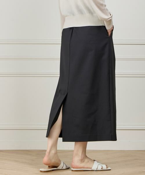 I.T.'S. international / イッツインターナショナル ミニ・ひざ丈スカート | ドライツイストストレートタックスカート | 詳細5