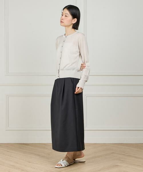 I.T.'S. international / イッツインターナショナル ミニ・ひざ丈スカート | ドライツイストストレートタックスカート | 詳細7