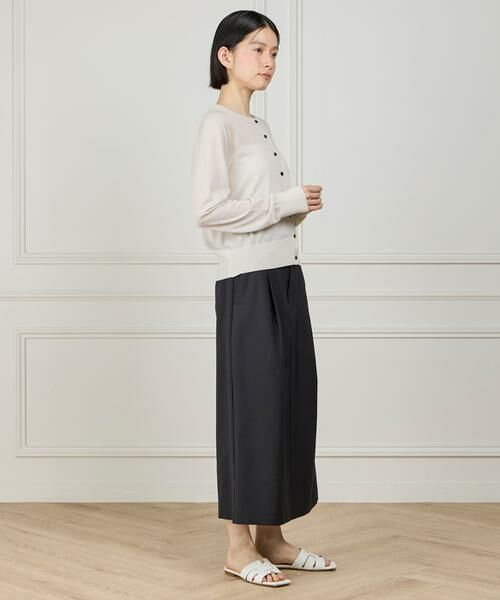 I.T.'S. international / イッツインターナショナル ミニ・ひざ丈スカート | ドライツイストストレートタックスカート | 詳細8