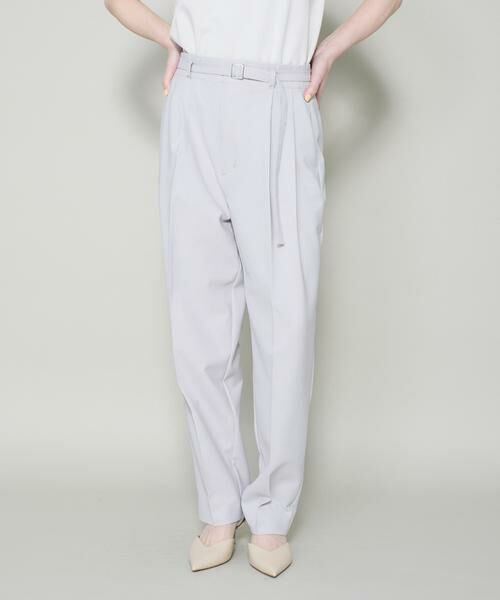 I.T.'S. international / イッツインターナショナル その他パンツ | ドライツイストベルト付きタックパンツ | 詳細1