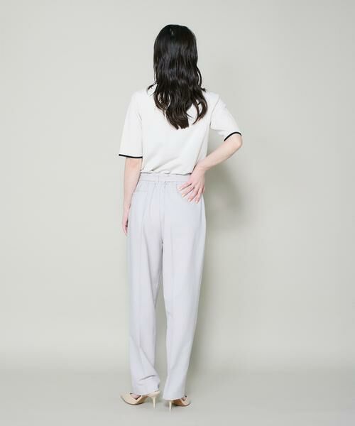 I.T.'S. international / イッツインターナショナル その他パンツ | ドライツイストベルト付きタックパンツ | 詳細4