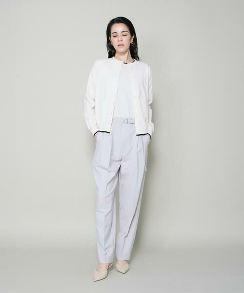 I.T.'S. international / イッツインターナショナル その他パンツ | ドライツイストベルト付きタックパンツ | 詳細5