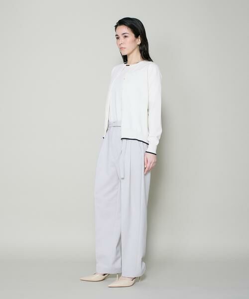 I.T.'S. international / イッツインターナショナル その他パンツ | ドライツイストベルト付きタックパンツ | 詳細6