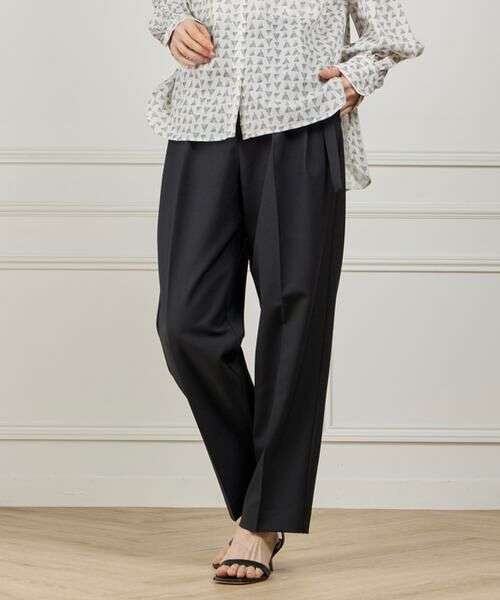 I.T.'S. international / イッツインターナショナル その他パンツ | ドライツイストベルト付きタックパンツ | 詳細8