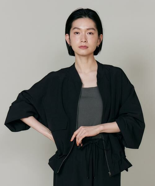 I.T.'S. international / イッツインターナショナル ブルゾン | リネンライクブルゾン | 詳細10