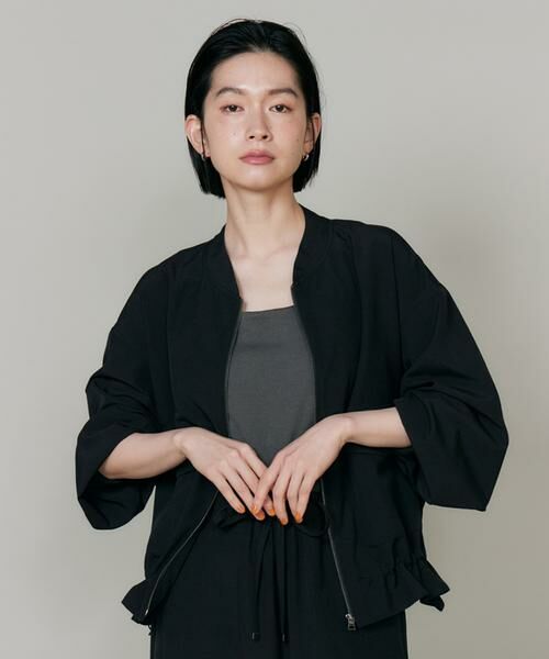 I.T.'S. international / イッツインターナショナル ブルゾン | リネンライクブルゾン | 詳細2