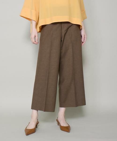 I.T.'S. international / イッツインターナショナル その他パンツ | ワイドクロップドパンツ（カーキ3）