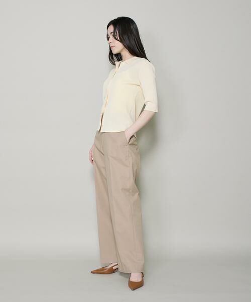 I.T.'S. international / イッツインターナショナル ニット・セーター | ハーフスリーブポロ襟リブニット | 詳細8