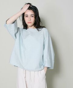 I.T.'S. international / イッツインターナショナル シャツ・ブラウス | 7分袖ボーダーTブラウス