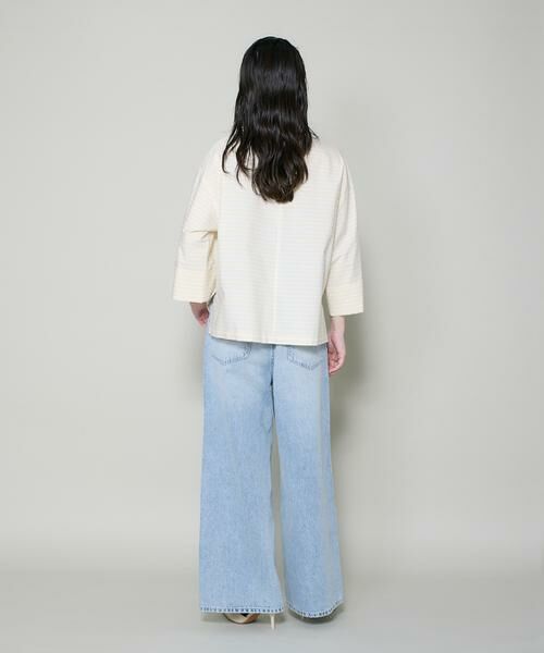 I.T.'S. international / イッツインターナショナル シャツ・ブラウス | 7分袖ボーダーTブラウス | 詳細14