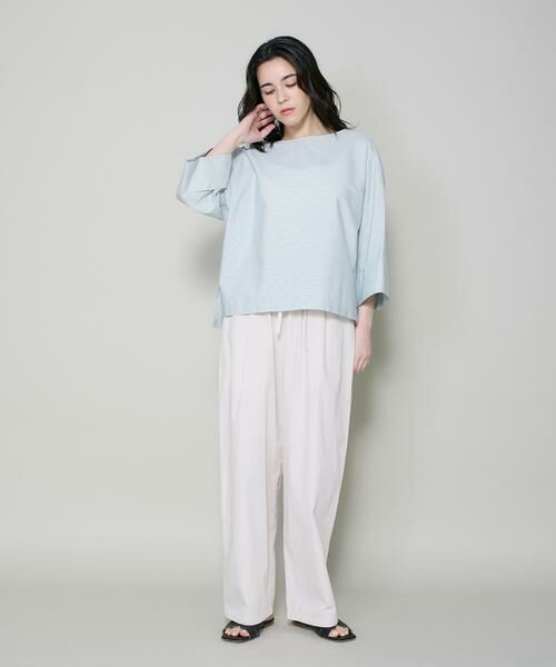 I.T.'S. international / イッツインターナショナル シャツ・ブラウス | 7分袖ボーダーTブラウス | 詳細3