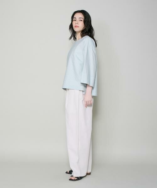 I.T.'S. international / イッツインターナショナル シャツ・ブラウス | 7分袖ボーダーTブラウス | 詳細4