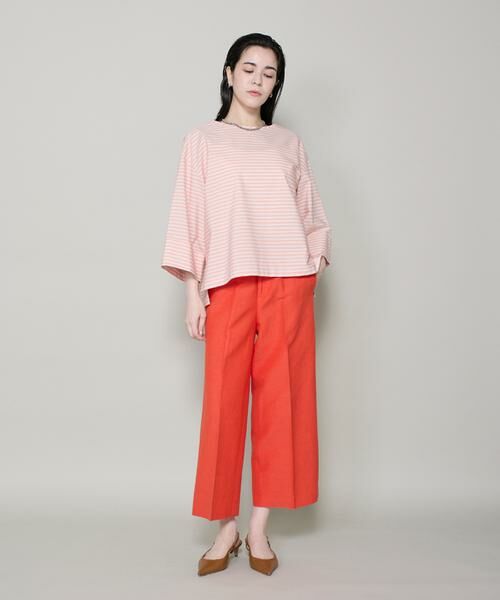 I.T.'S. international / イッツインターナショナル シャツ・ブラウス | 7分袖ボーダーTブラウス | 詳細6