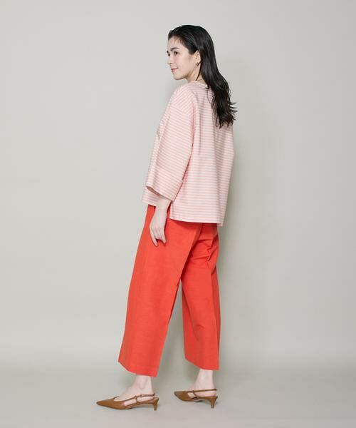 I.T.'S. international / イッツインターナショナル シャツ・ブラウス | 7分袖ボーダーTブラウス | 詳細8