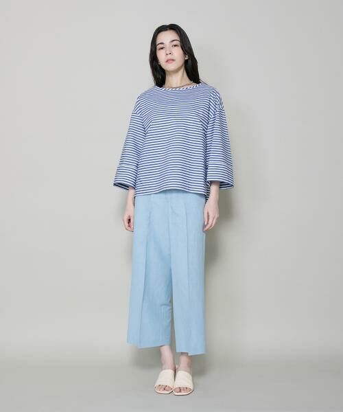 I.T.'S. international / イッツインターナショナル シャツ・ブラウス | 7分袖ボーダーTブラウス | 詳細9
