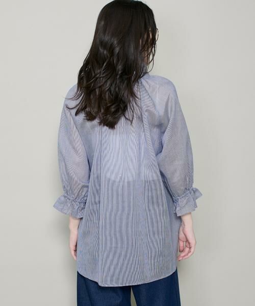 I.T.'S. international / イッツインターナショナル シャツ・ブラウス | コットンシルクギャザーフリルブラウス | 詳細10