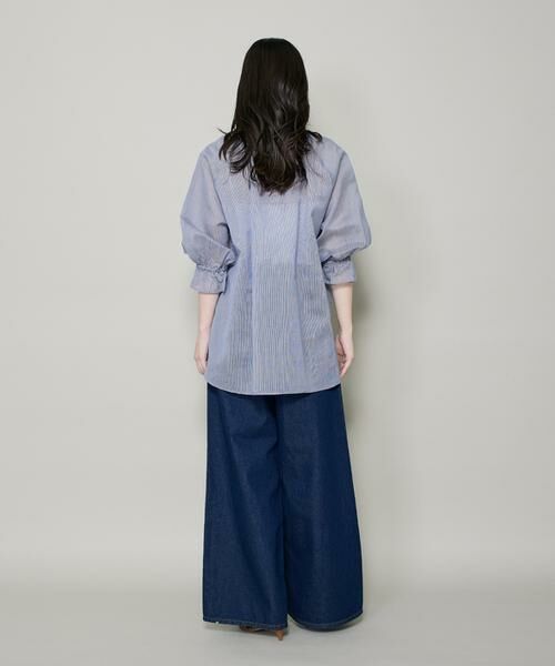 I.T.'S. international / イッツインターナショナル シャツ・ブラウス | コットンシルクギャザーフリルブラウス | 詳細5