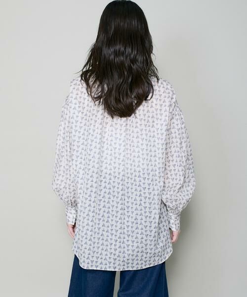 I.T.'S. international / イッツインターナショナル シャツ・ブラウス | トライアングルプリントコットンブラウス | 詳細11