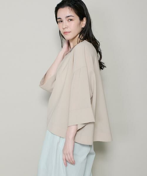 I.T.'S. international / イッツインターナショナル シャツ・ブラウス | ワイドスリーブブラウス（ベージュ2）