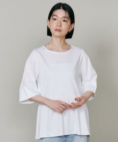 I.T.'S. international / イッツインターナショナル Tシャツ | ペプラムギャザープルオーバー