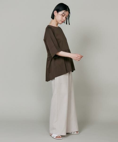 I.T.'S. international / イッツインターナショナル Tシャツ | ペプラムギャザープルオーバー | 詳細10