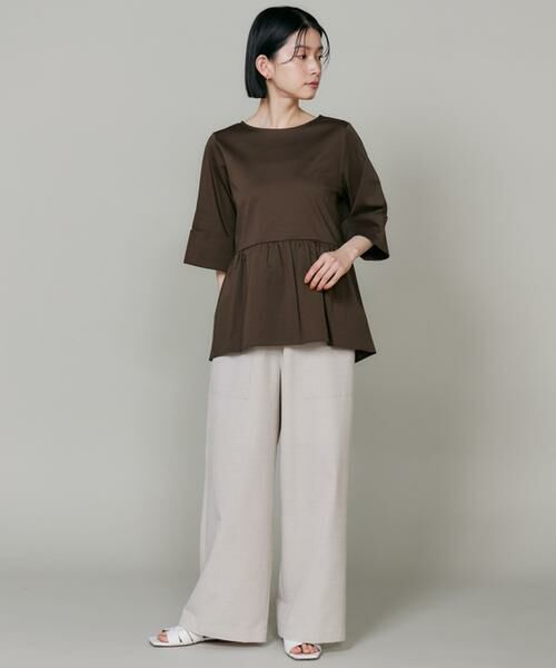 I.T.'S. international / イッツインターナショナル Tシャツ | ペプラムギャザープルオーバー | 詳細11