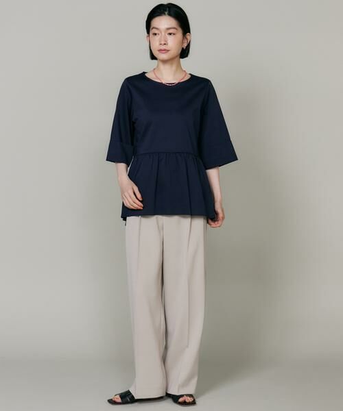 I.T.'S. international / イッツインターナショナル Tシャツ | ペプラムギャザープルオーバー | 詳細14